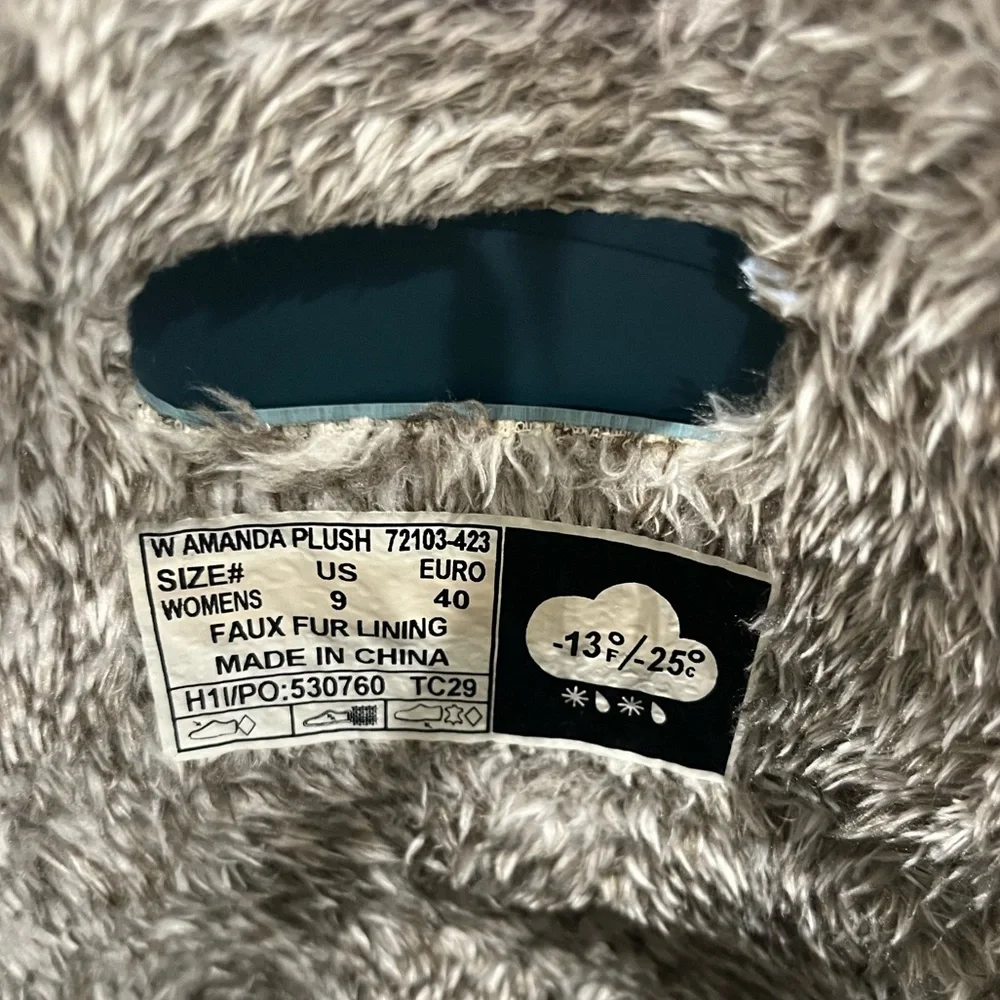 BOGS Amanda Rain Boots With Plush Lining Waterproof Women 9 LaceUp Turquoise - Picture 4 of 13